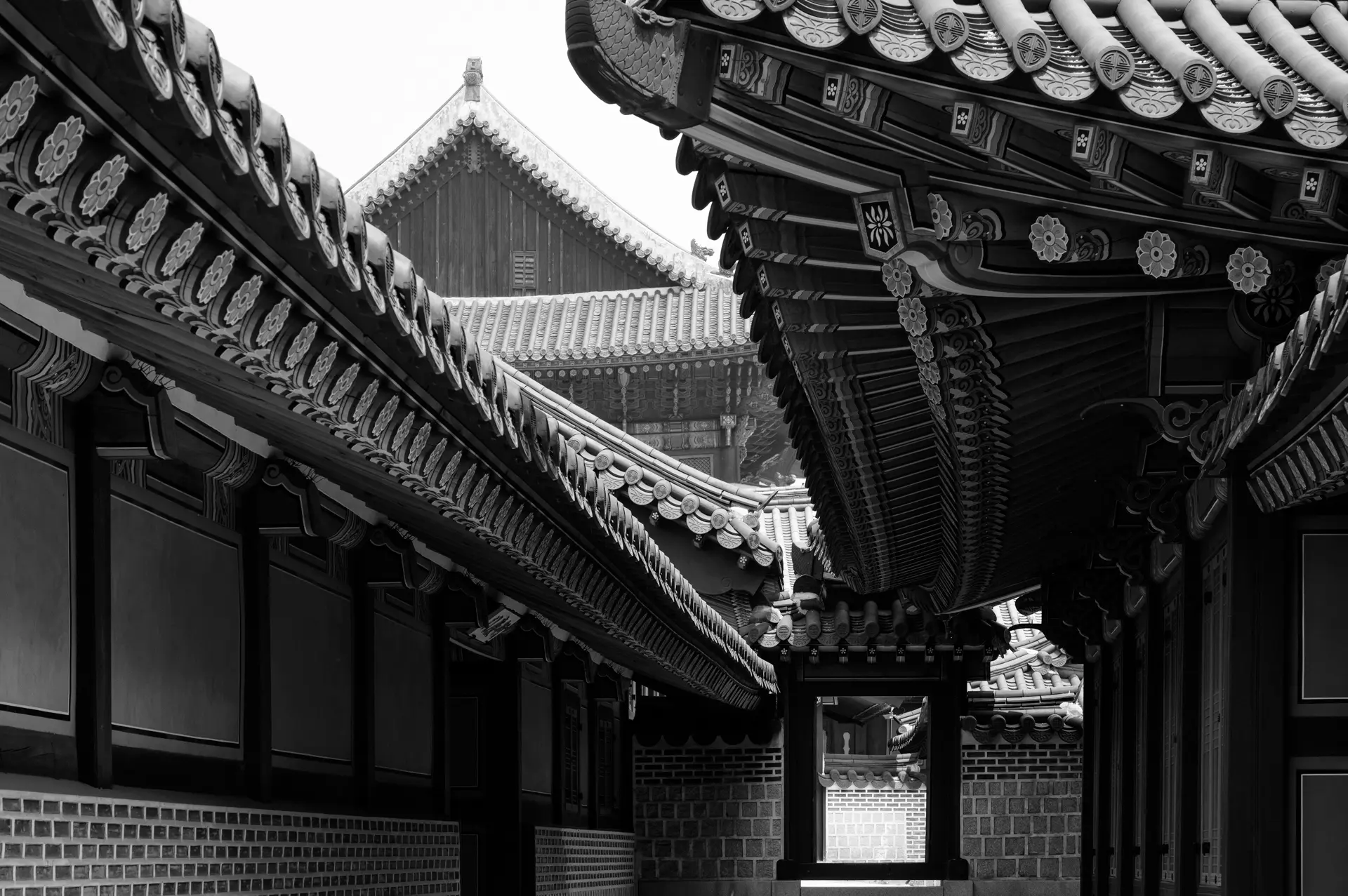 Changdeokgung, bnw, exterior