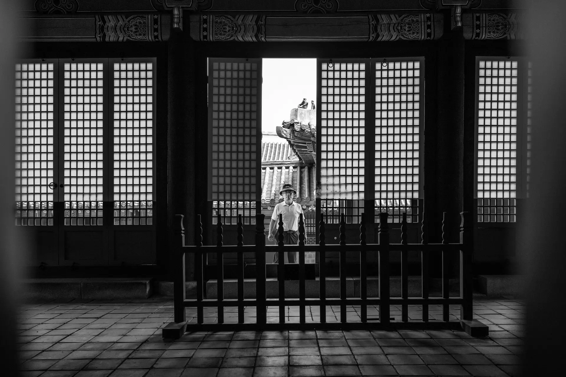 Gyeonghuigung, bnw, interior