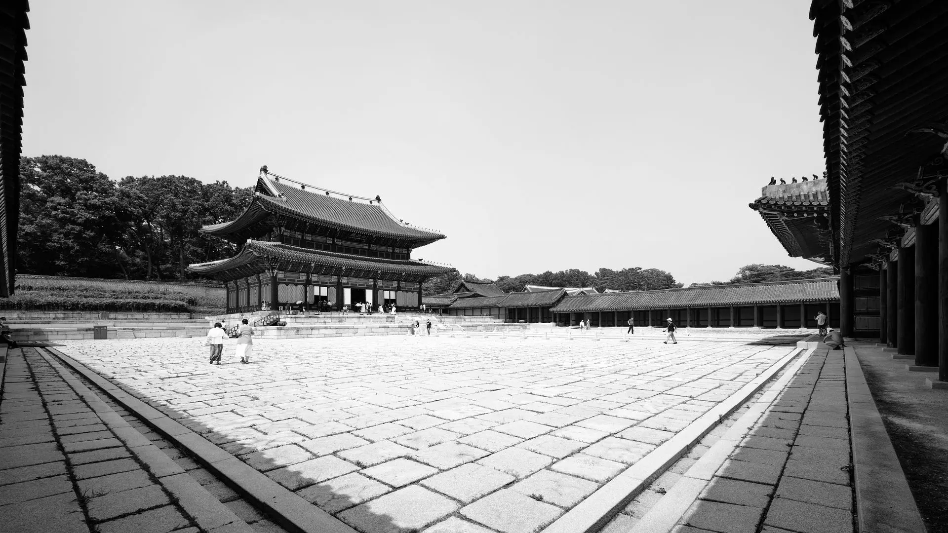 Changdeokgung, bnw, exterior