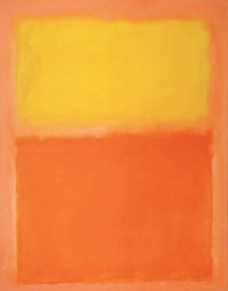Mark Rothko, Orange et Jaune, 1956