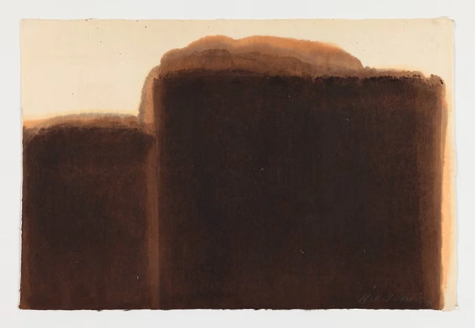 Yun Hyong-keun, Burnt Umber & Ultramarine, 1987